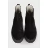 Men's suede boots
