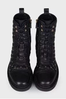 Кожаные ботинки Rockstud Spike