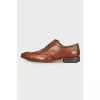 Men's brown leather shoes