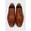 Men's brown leather shoes