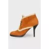 Brown Suede Ankle Boots