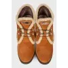 Brown Suede Ankle Boots