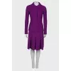 Purple wool suit