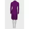 Purple wool suit