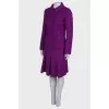 Purple wool suit