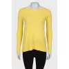 Cashmere yellow sweater with tag