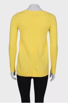 Cashmere yellow sweater with tag