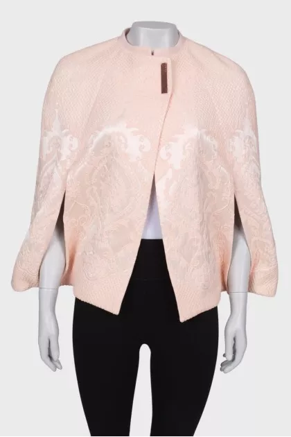 Light pink poncho