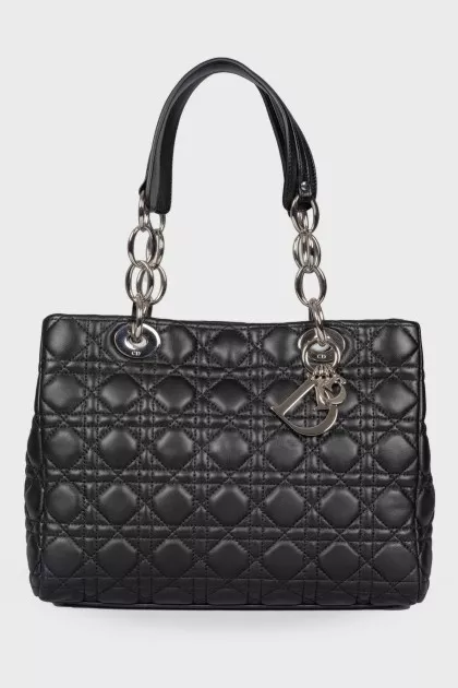 Soft Lady Dior Cannage bag with tag