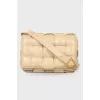 Intreccio Beige Padded Cassette Bag