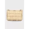 Intreccio Beige Padded Cassette Bag