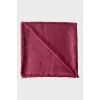 Silk scarf with signature print