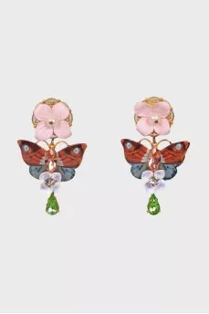 Кліпси Hydrangea & Butterfly Drop