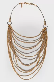 Mixed layered necklace