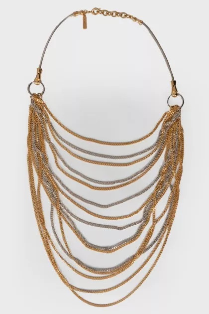 Mixed layered necklace