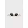 White frame sunglasses