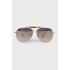 Sunglasses with leopard inserts