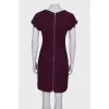 Purple lace dress with tag
