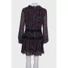 Tie print dress