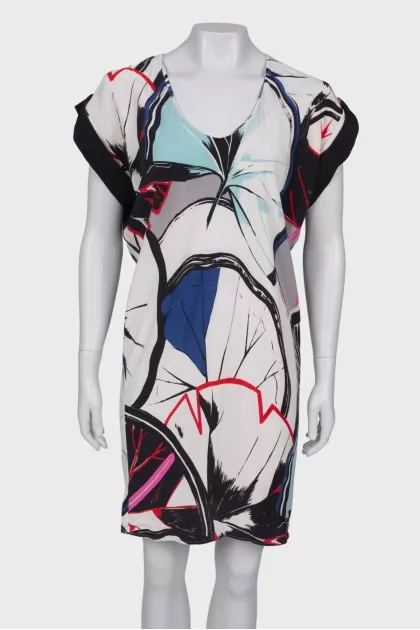 Shift silk dress