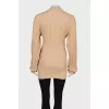 Beige reaper-effect blouse
