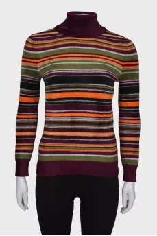 Mixed sweater with tag