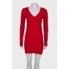 Cashmere red dress
