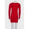 Cashmere red dress