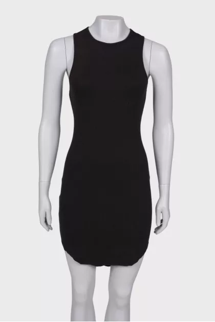 Black bodycon dress