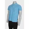 Men's blue polo shirt