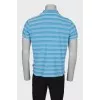 Men's blue polo shirt