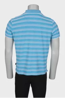 Men's blue polo shirt