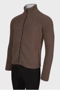 Men's cashmere cardigan