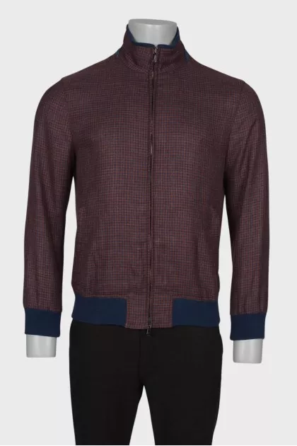 Vintage men's plaid jacket