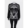 Black sweatshirt with print