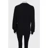Black sweatshirt with print