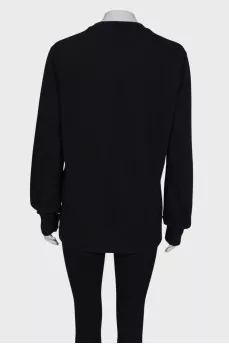 Black sweatshirt with print