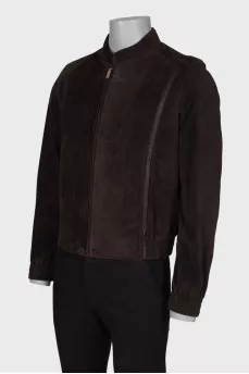 Men's brown suede jacket