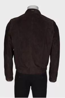 Men's brown suede jacket