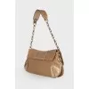 Gold textile bag