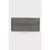Silver rhinestone clutch