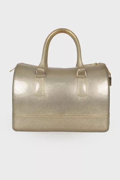 Glitter silicone bag