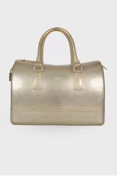 Glitter silicone bag