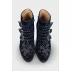 Susanna navy blue ankle boots
