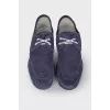 Men's Perforated Suede Sneakers