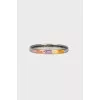 Bracelet with multicolour print