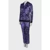 Velor suit with print