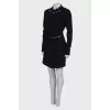 Suit with a skirt and beads