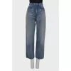 Blue palazzo jeans with tag