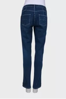 Side zip jeans